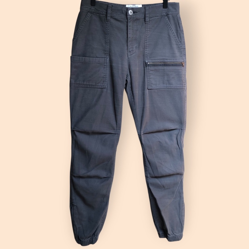 REI Co-op Trailsmith Jogger Pants Dark Grey Cotton Outdoors Cargo Casual Women 6